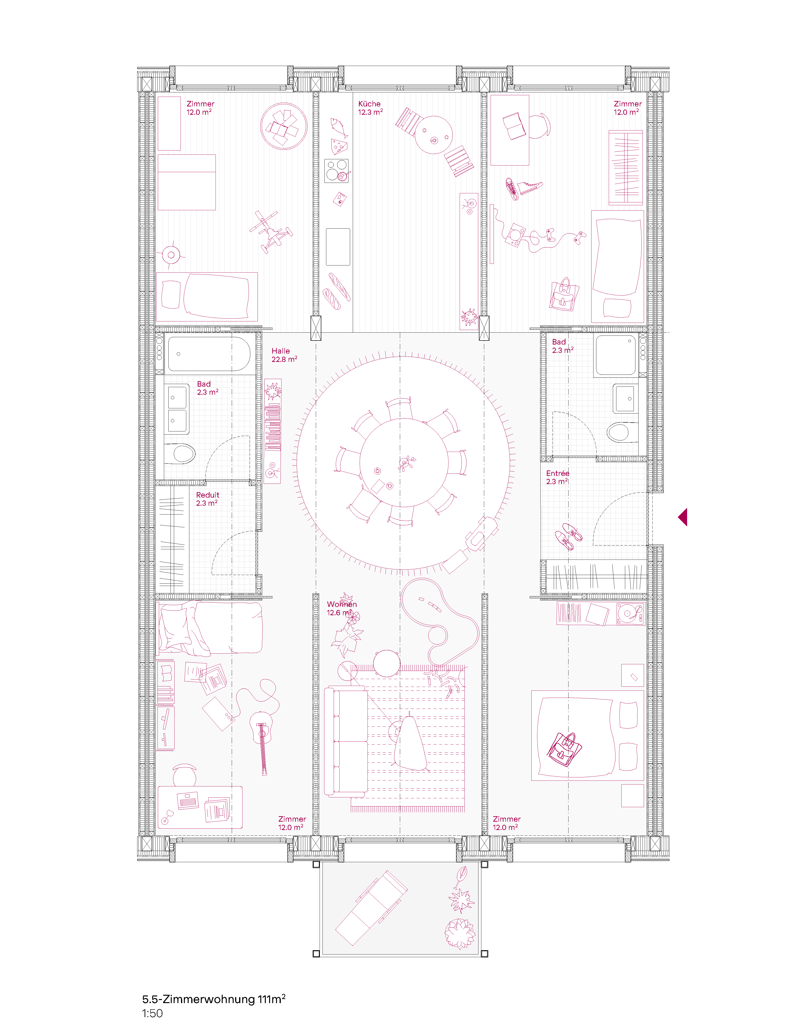 Wohnüberbauung Areal Walkeweg Nord, Neubau mit